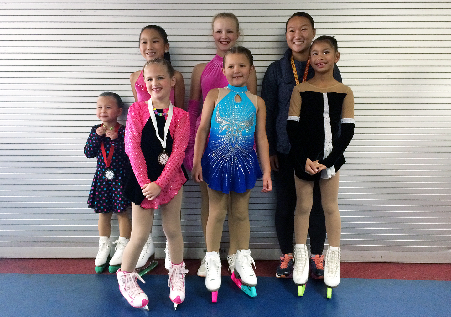 Sycamore Ice Skating Club skaters at the 2015 Tony Todd competition